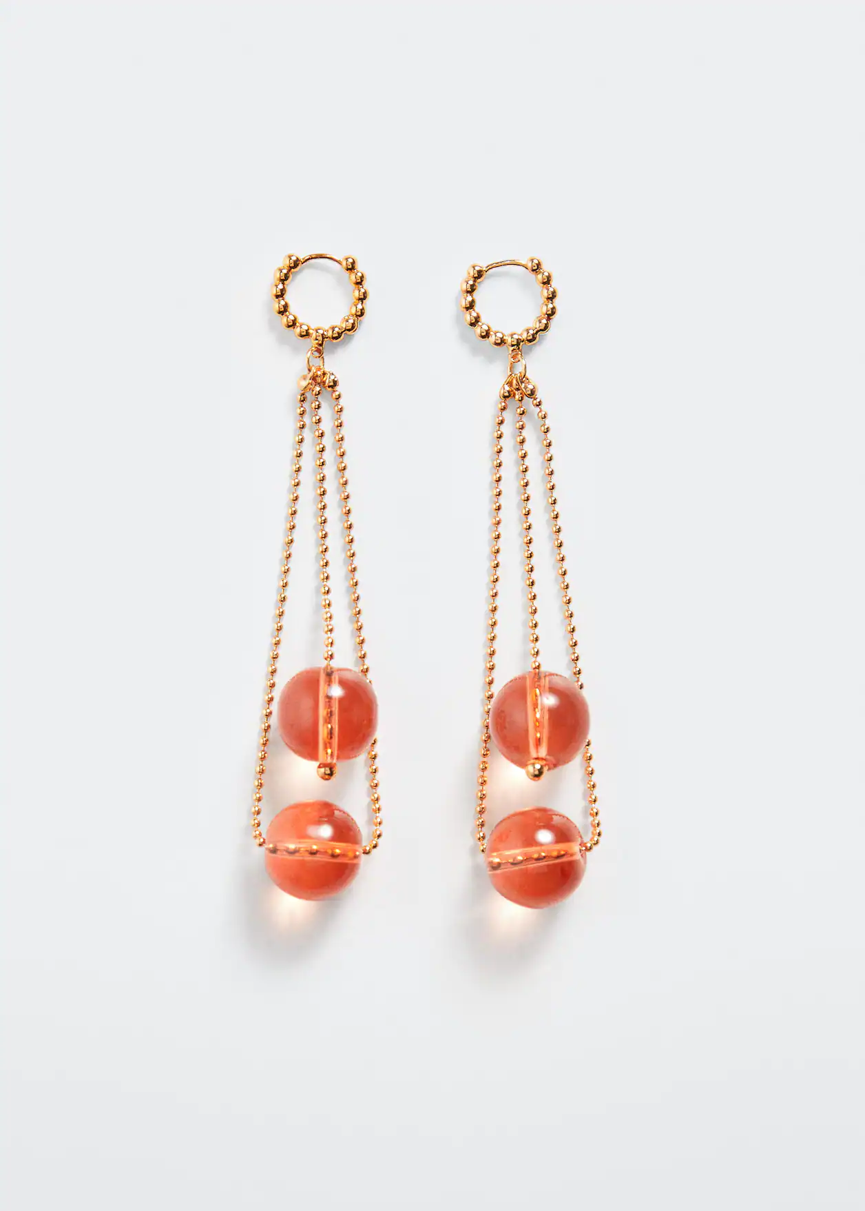 Twisted hoop earrings